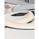 Nova Luce Galaxy LED Deckenlampe Chrom mit modernem Design und guter Lichtverteilung.