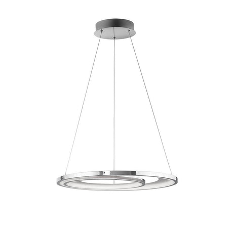 Galaxy LED-hengelampe Ø 62 cm - moderne taklampe i aluminium og akryl med minimalistisk design.