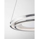 Galaxy LED Hängelampe Ø 62cm - elegante Deckenleuchte in Aluminium und Acryl mit modernem Design.