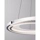 Galaxy LED Hängelampe Ø 62cm, moderne Deckenleuchte mit minimalistischem Design aus Aluminium und Acryl.
