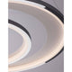 Detailansicht der Galaxy LED Hängelampe Ø 62cm mit modernem, minimalistischem Design und sanfter Lichtverteilung.