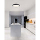 Gap LED Deckenlampe im modernen Kücheninterieur mit optimaler Lichtverteilung.