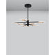 Genti LED Hängeleuchte Gold, Klar - moderne Deckenleuchte mit elegantem Design und guter Lichtverteilung.