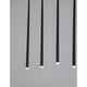 Giono LED Pendelleuchte Schwarz mit vier schlanken Leuchten, ideal für moderne Innenräume.