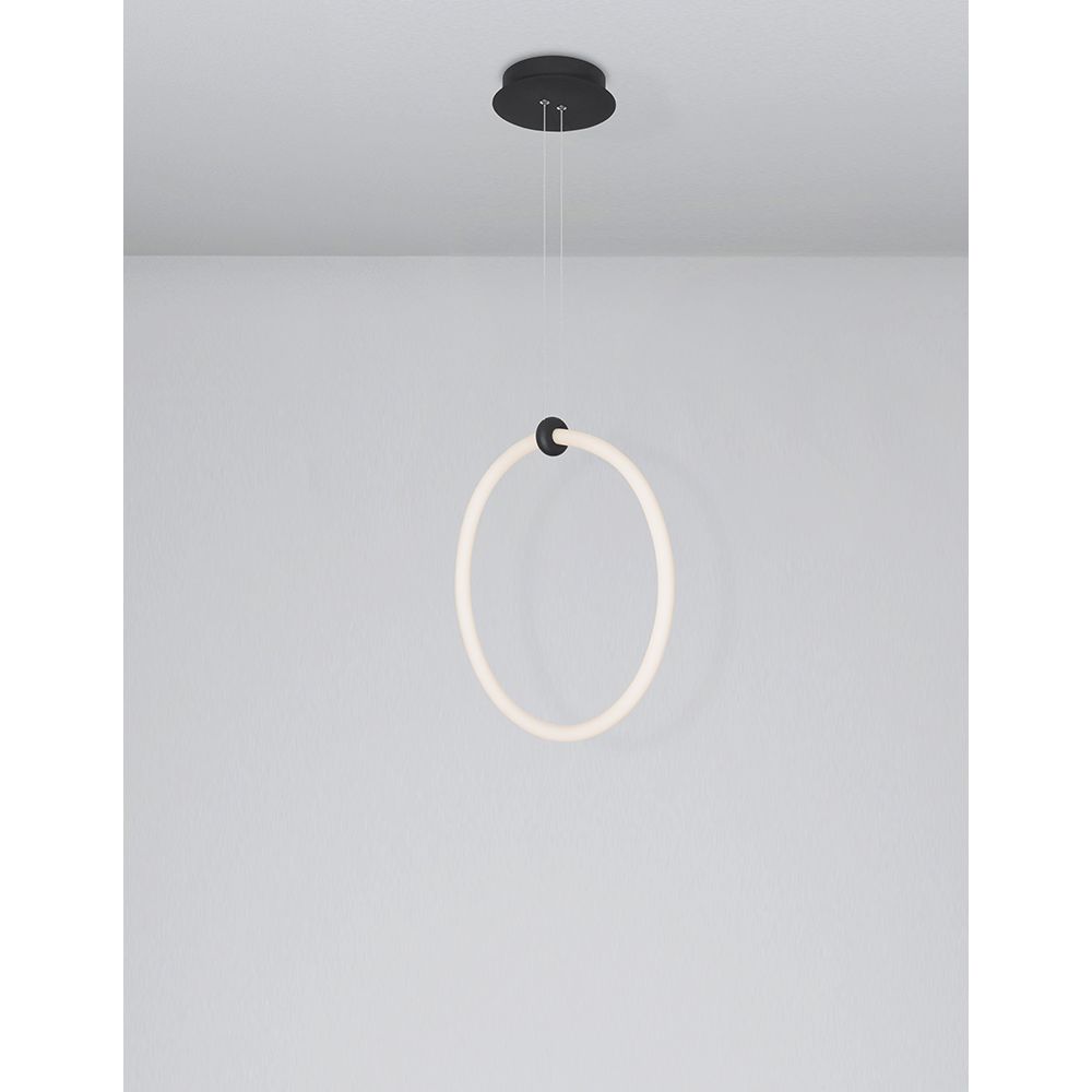 Moderne Girdino LED Acryl-Hängeleuchte in Weiß, ideal für jeden Raum in deinem Zuhause.
