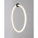 Moderne Girdino LED Acryl-Hängeleuchte in elegantem Weiß mit minimalistischer Form, ideal für jeden Raum.