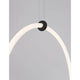 Girdino LED Runde Hängelampe Ø 59,5cm mit modernem minimalistischem Design und warmweißem Licht.