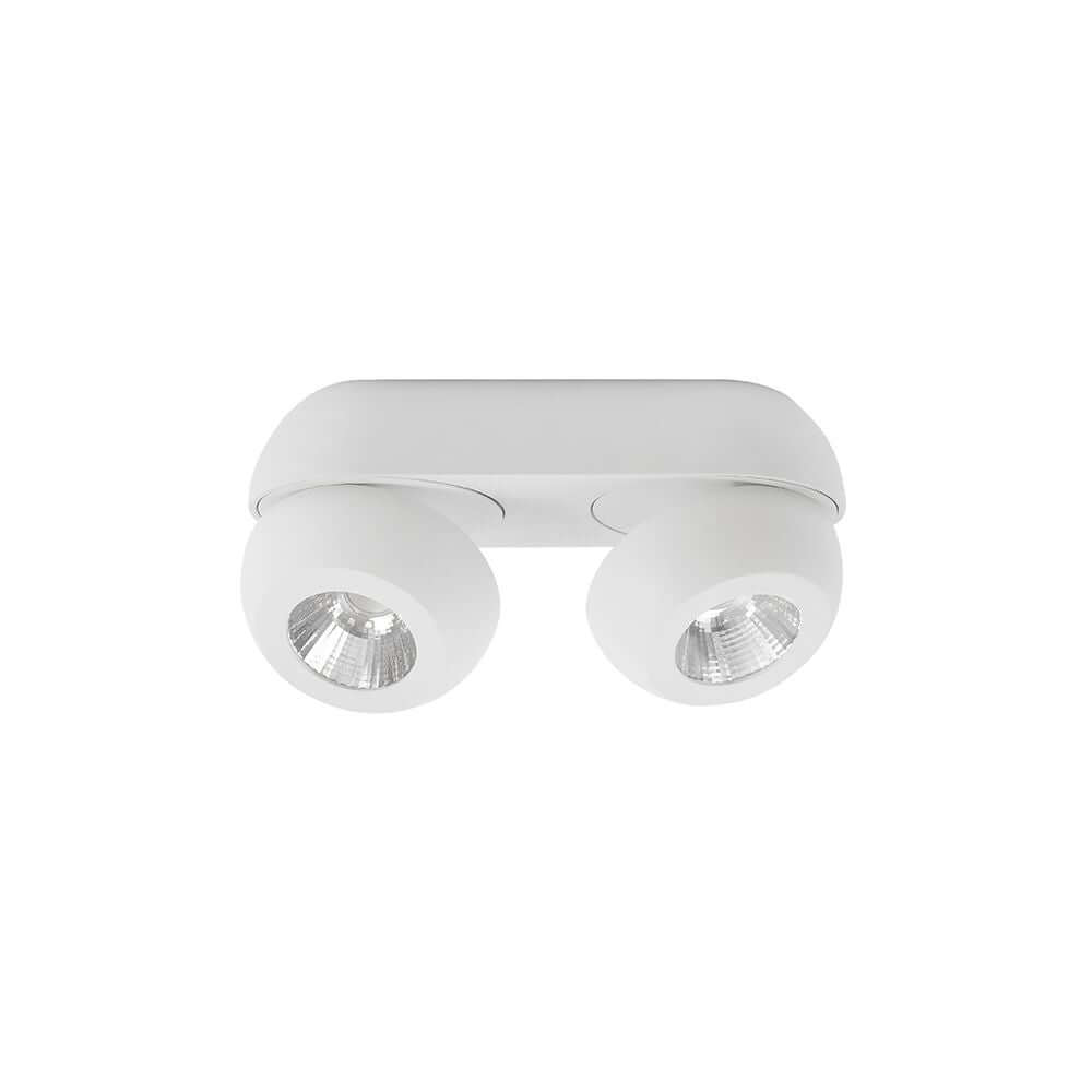 GON LED ceiling spot 2-flame metal