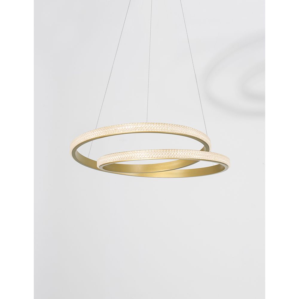 Grania LED Hängeleuchte Matt-Gold  Nova Luce   