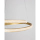 Grania LED Hängeleuchte Matt-Gold mit eleganter LED-Beleuchtung in modernem Design.