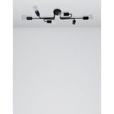 Granso ceiling light 6-flg. Black