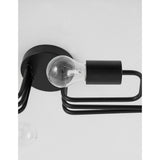 Granso ceiling light 6-flg. Black