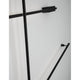 Gropius LED Wandlampe Metall in mattschwarz, schlankes 3,5 cm Gehäuse und feinkörnige Oberfläche, minimalistisches Design an weißer Wand