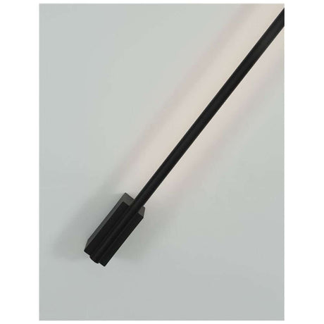 Gropius LED Wandlampe Metall Schwarz, moderne minimalistische Wandleuchte aus Aluminium mit integrierter LED