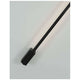 Gropius LED Wandlampe Metall Schwarz mit minimalistischer Struktur und integriertem LED-Streifen in Schwarz.