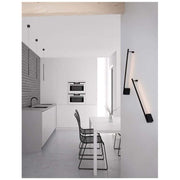 Gropius LED Wandleuchte 366lm moderne Aluminium-Wandleuchte mit integriertem LED-Streifen für Flur und Wohnzimmer