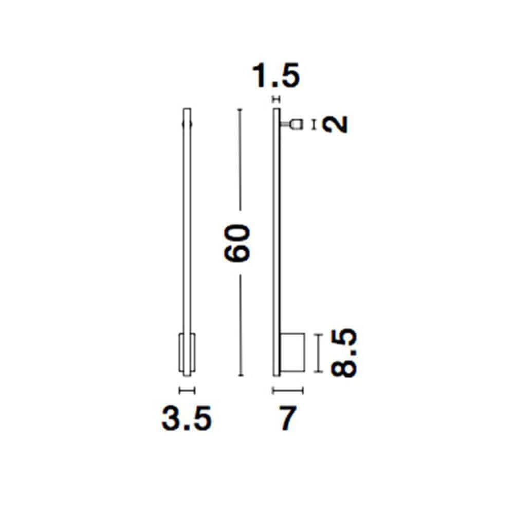 Gropius LED Wandleuchte 366lm