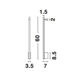 Gropius LED Wandleuchte 366lm