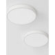 Alt Tag: Hadon LED Deckenlampe Ø 40cm in mattschwarz eloxiertem Gehäuse, rund, warmweißes 3000K LED-Licht für Wohnzimmer oder Flur