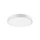 Alt Tag: Hadon LED Deckenlampe Ø 40cm in mattem Weiß, flache runde Deckenleuchte mit diffusor, warmweißes LED-Licht für Wohnzimmer/Schlafzimmer
