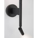 Handy LED Wandlampe 2-flammig in schwarzem Design, ideal für modernes Wohnen.