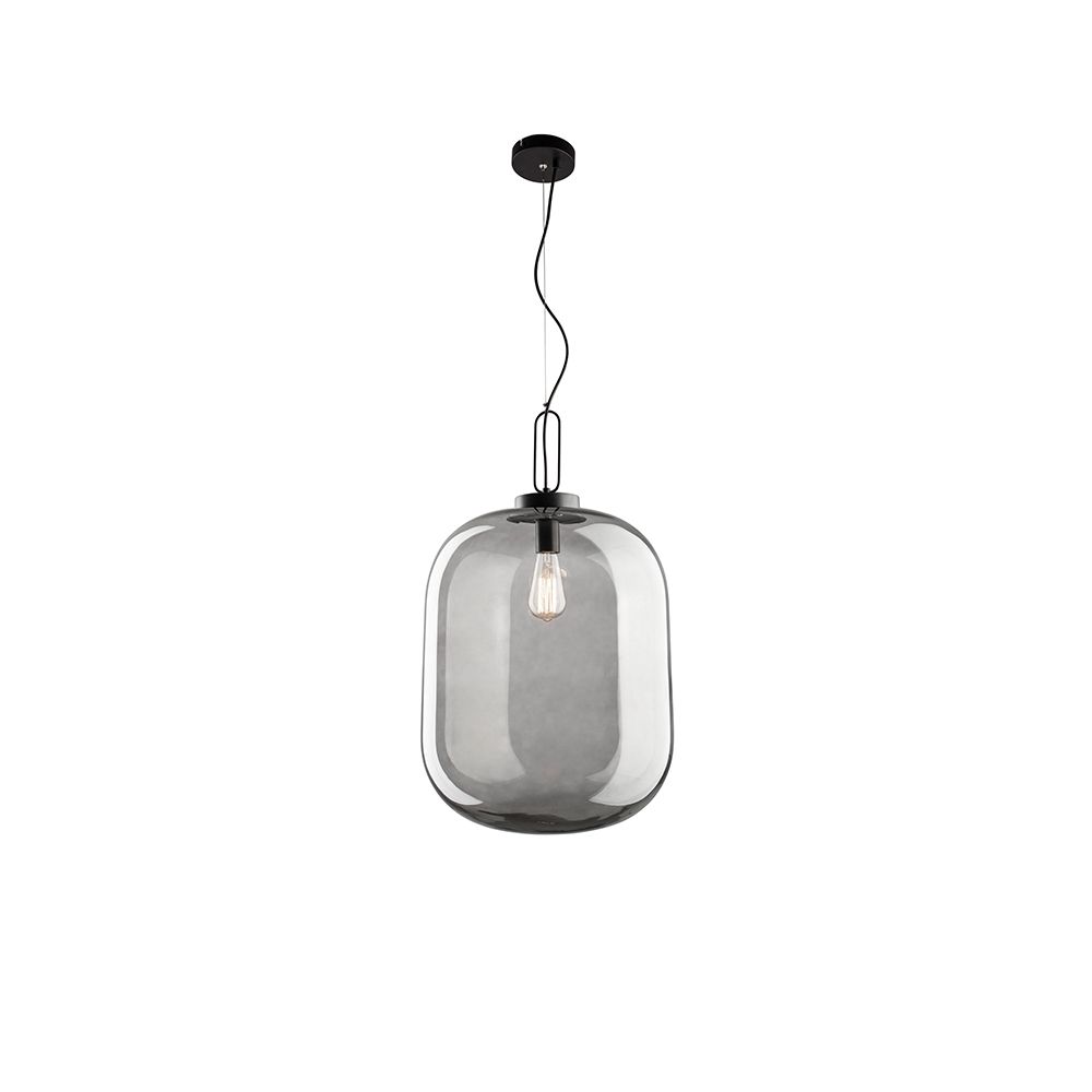 Hunter Pendant Lamp Glass Smoke