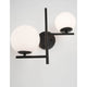Impero Wandlampe 2-flammig Metall