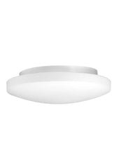 Nova Luce Ivi plafonnier pour salle de bain en verre blanc, élégant luminaire de plafond avec design en verre blanc pour la salle de bain.