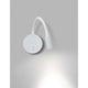 Nova Luce Jaco LED Wandleuchte Verstellbar an Wand montiert, modernes Design mit warmweißem Licht.