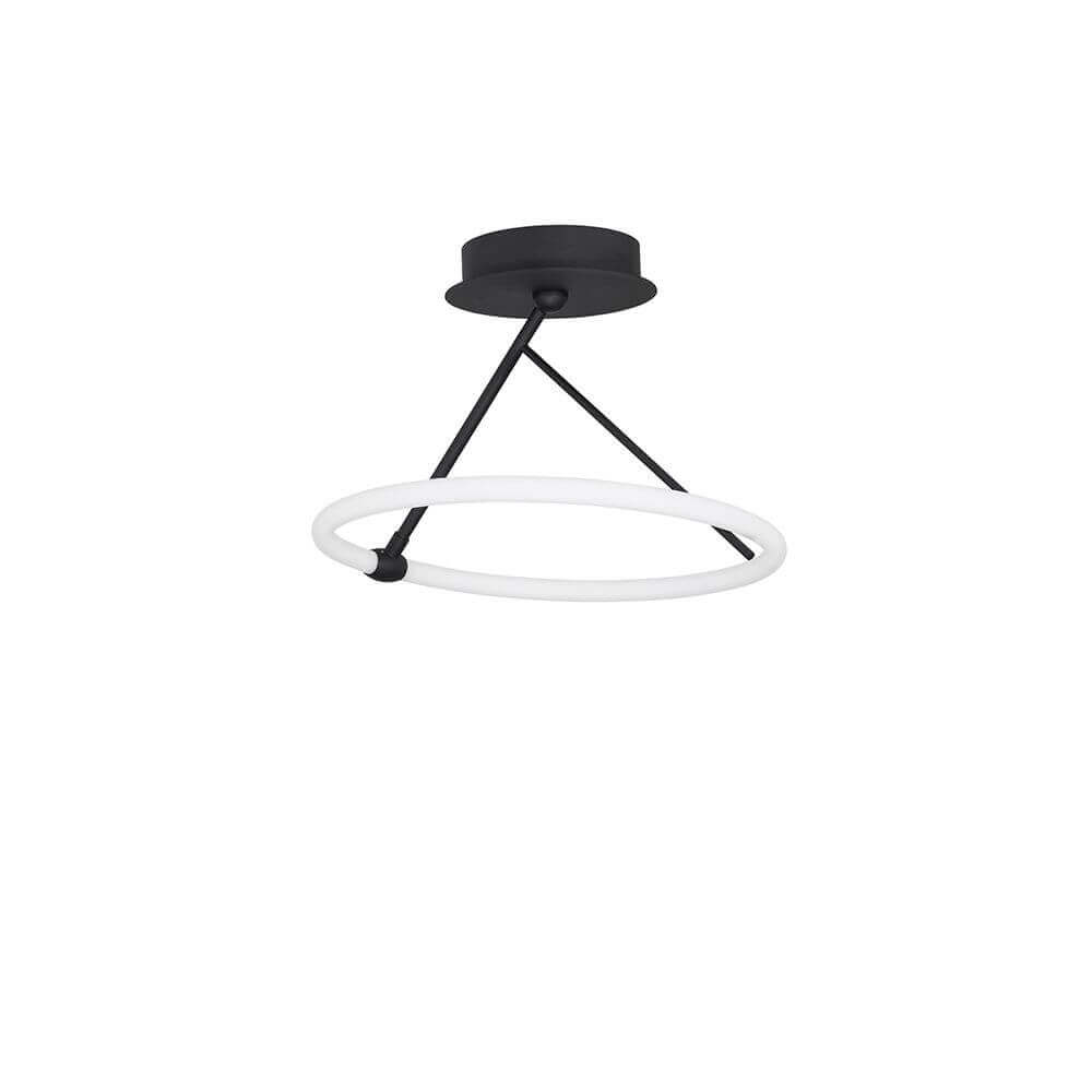 Janus LED Deckenlampe Ø 38cm Sandig-Schwarz