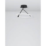 Janus LED Deckenlampe Ø 38cm Sandig-Schwarz