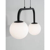 Joline LED hanging lamp black, white