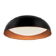 Landon LED Deckenleuchte Schwarz mit elegantem Design und harmonischer Lichtverteilung.
