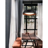 Landon Led hanging lamp Ø 60cm black