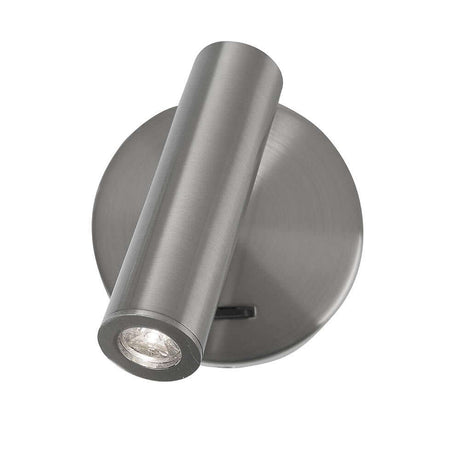 Laredo LED Wandlampe in modernem Edelstahl-Design, schwenkbare Wandleuchte mit LED-Licht