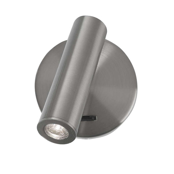 Laredo LED Wandlampe in modernem Edelstahl-Design, schwenkbare Wandleuchte mit LED-Licht