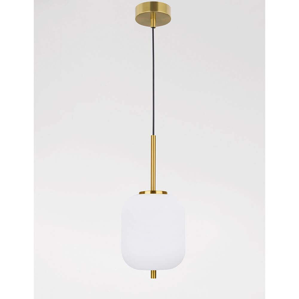 Lato Hängelampe Gold, Weiß