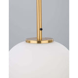 Nova Luce Lato Glas-Hängeleuchte Antik-Gold
