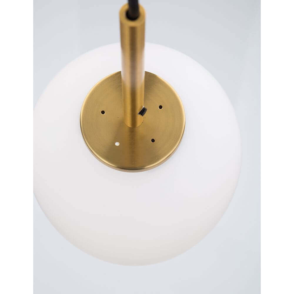 Nova Luce Lato Glas-Hängeleuchte Antik-Gold