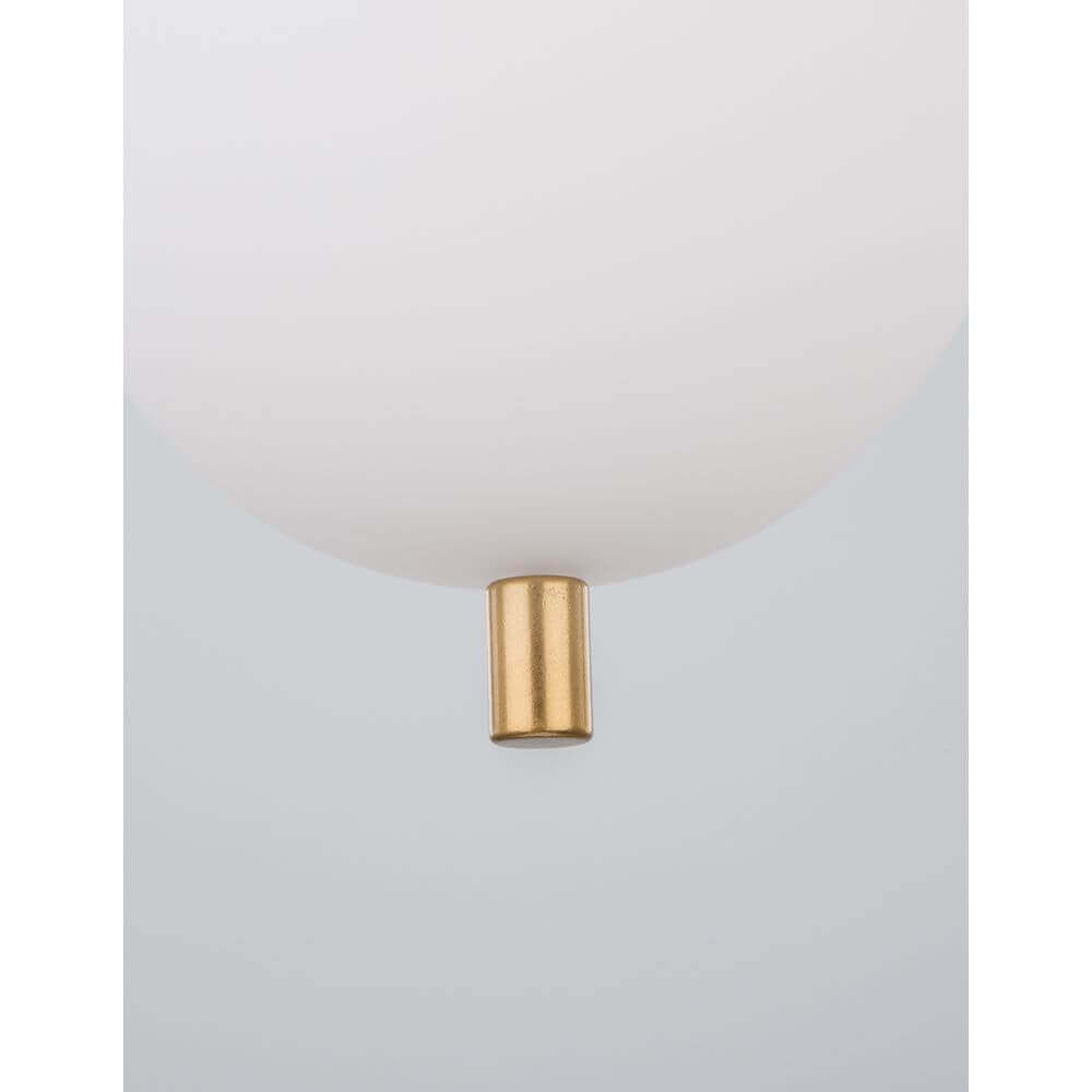 Nova Luce Lato Glas-Hängeleuchte Antik-Gold