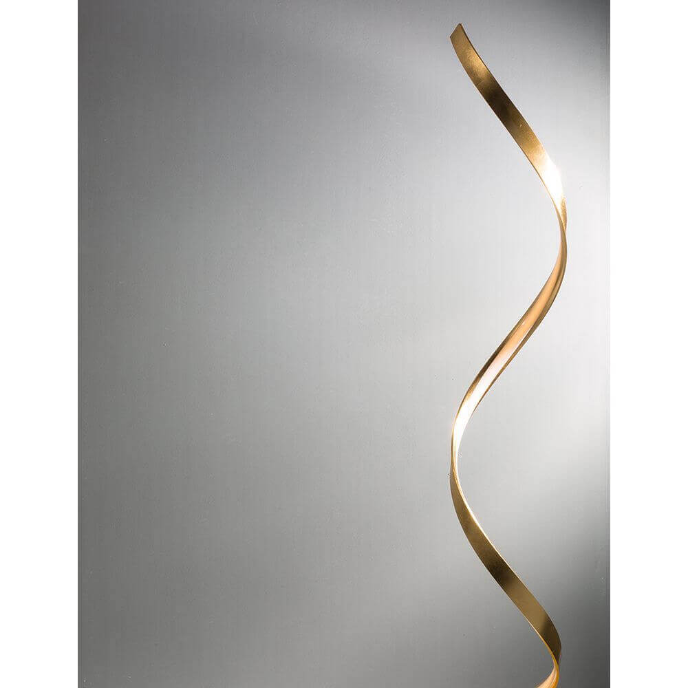 Leon Led floor lamp 143cm gold