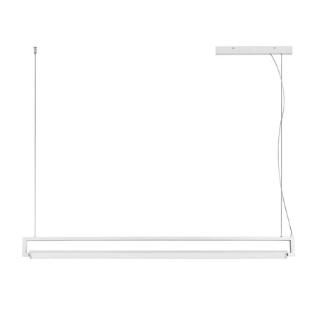 Line LED pendant light 130cm – modern, slim pendant light in white for stylish lighting.