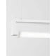 Line LED Hängeleuchte 130cm, moderne weiße Pendelleuchte mit schlankem Design und effizienter Beleuchtung.