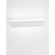 Nova Luce Line LED Wandlampe Acryl, moderne rechteckige Wandlampe aus Acryl mit indirekter LED-Beleuchtung