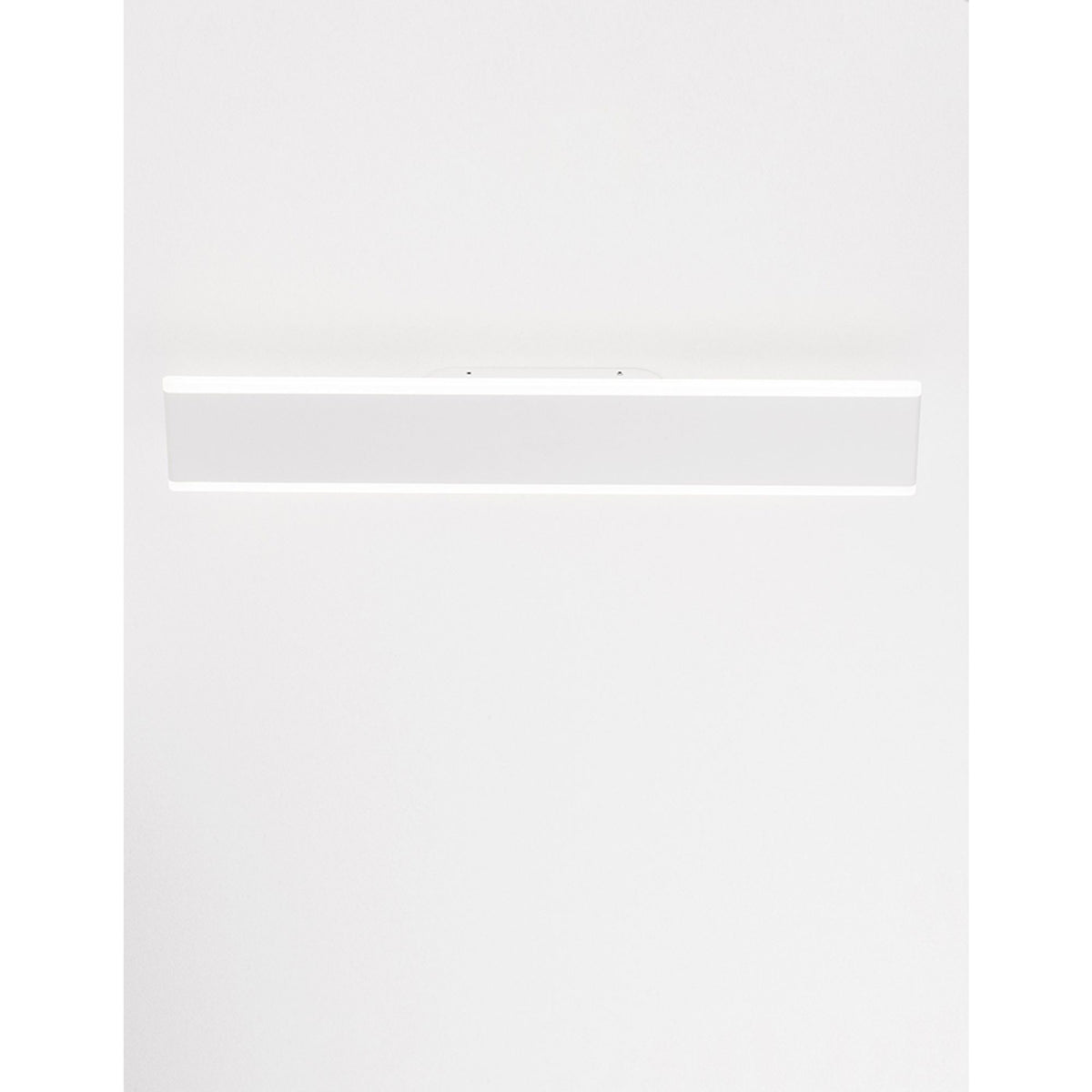Nova Luce Line LED white wall light, horizontally mountable, modern design with a minimalist profile