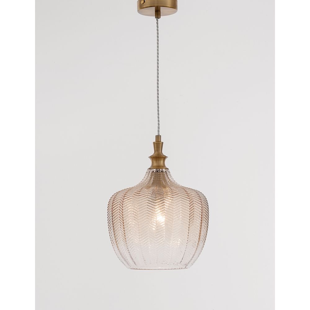 Loni Glass Pendant Lamp Gradient Colored