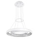 Lumi LED Hängeleuchte Ø 60cm Weiß, moderne Deckenlampe mit elegantem Design und LED-Beleuchtung.