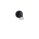 Lup Spot Wandlampe Metall an der Wand montiert mit elegantem schwarzem Design und beweglichem Strahler.