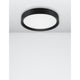 Alt Tag: Luton LED Deckenleuchte Ø 55cm – schwarze, minimalistische LED-Deckenleuchte Ø 55cm für Esszimmer, Flur, Schlaf- oder Wohnzimmer