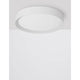 Alt Tag: Luton LED Deckenleuchte Ø 55cm weiße runde LED-Deckenleuchte modern minimalistisch für Wohn- und Esszimmer, warmweiß, energieeffizient